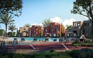 With an area of 213 meters, I live in the La Mirada project in New Cairo