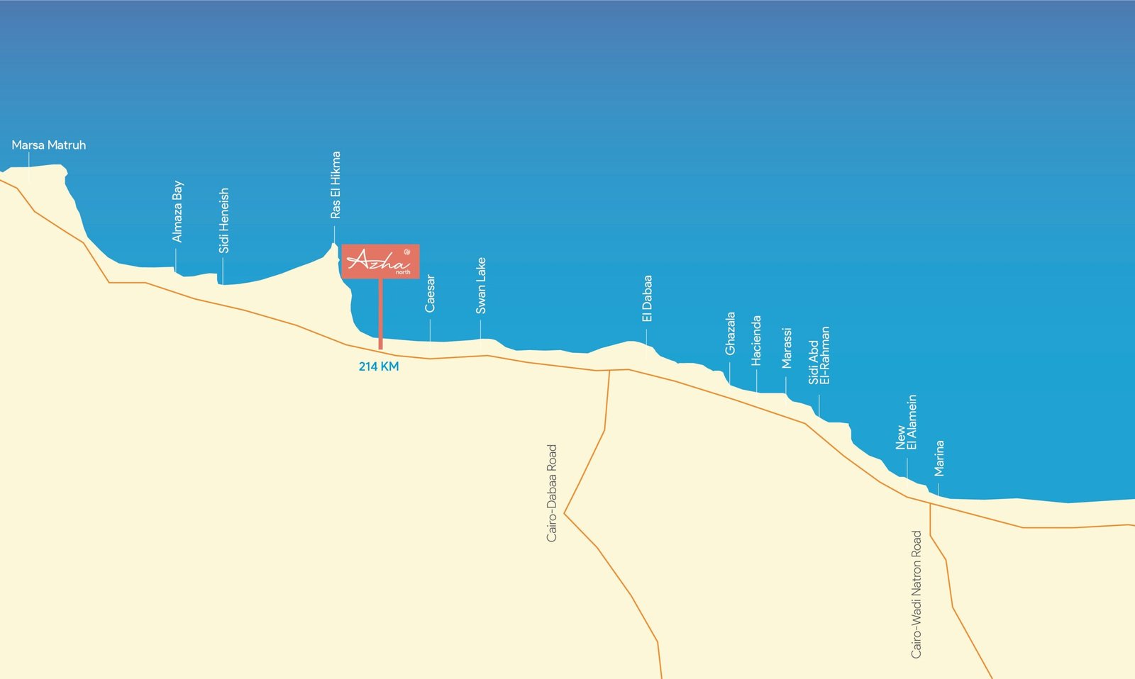 ازها  الساحل الشمالي راس الحكمة – Azha North Coast 2026