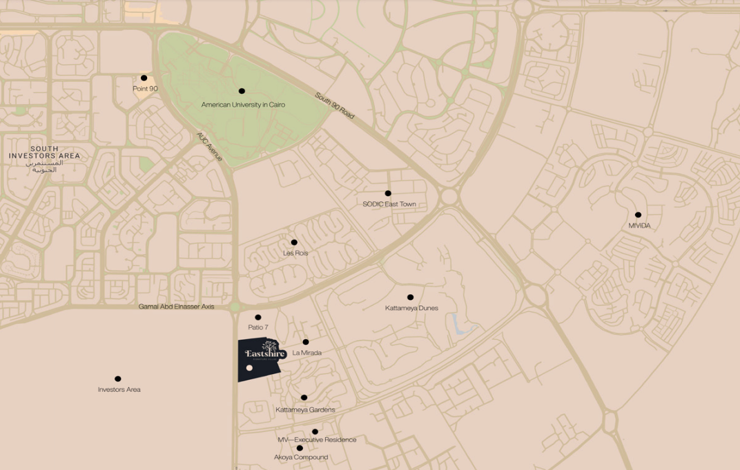 كمبوند ايست شاير التجمع الخامس _ Eastshire New Cairo 2026