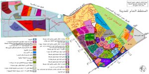 خريطة تشمل التوسعات الجديدة لمدينة الشيخ زايد