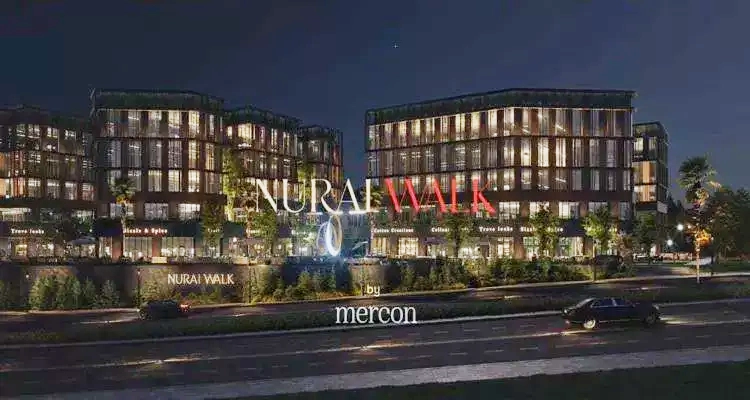 كمبوند نوراي التجمع الخامس - Compound Nurai New Cairo 2026 10 مول نوراي ووك التجمع الخامس 1 كمبوند نوراي التجمع الخامس