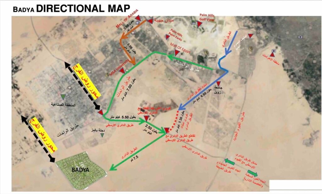 Badya 6 October By Palm Hills Developments 2 Badya 6 October Location