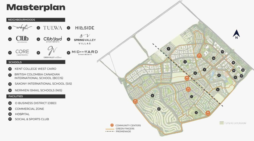 O-west-masterplan-2-كمبوند او ويست - ماستر بلان