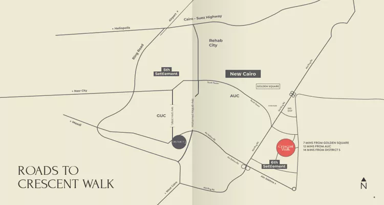 كريسنت ووك التجمع السادس