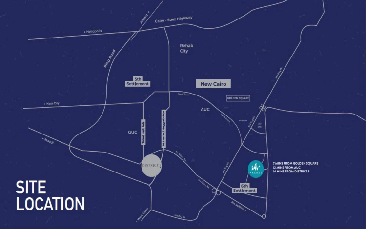 كمبوند كريسنت ووك التجمع السادس