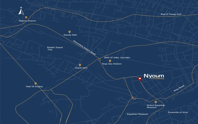 كمبوند نيوم بيراميدز أكتوبر