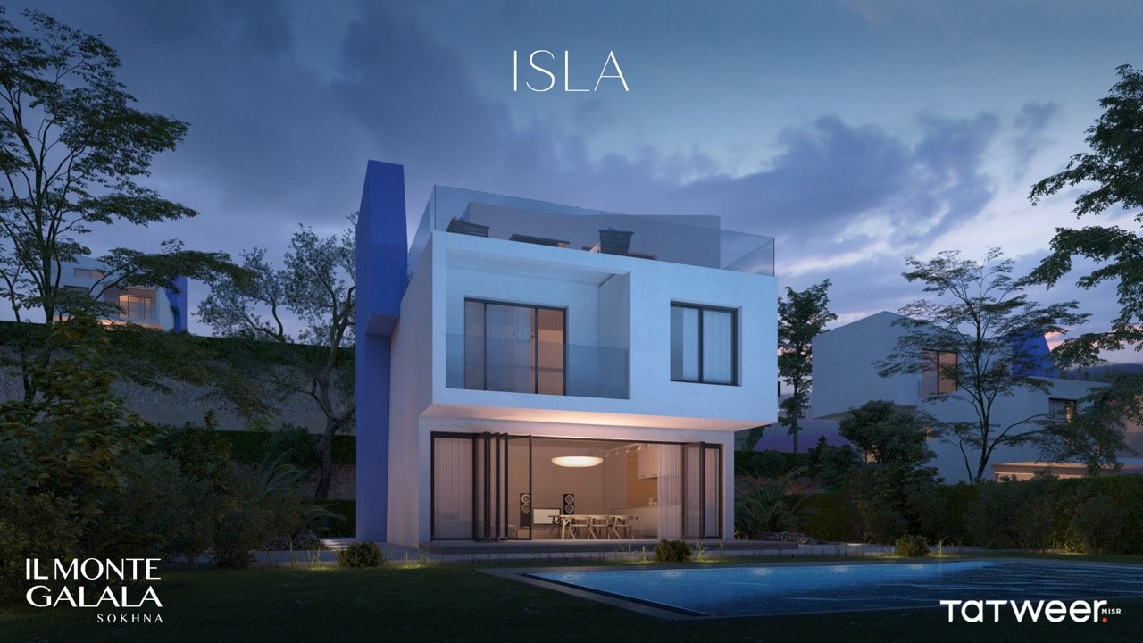 شاليه 95 متر للبيع بالتقسيط المونت الجلالة السخنة 1 المونت الجلالة