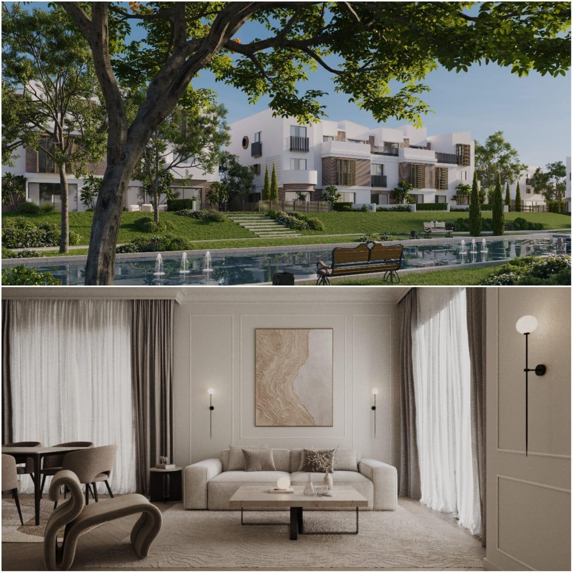 كمبوند سينز المستقبل سيتي - Scense Mostakbal City 2025 2 كمبوند سينز مستقبل سيتي، تشطيب كامل وتقسيط 10 سنوات