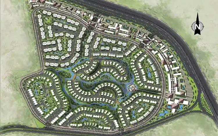 ماستر بلان كمبوند تلال ايست القاهرة الجديدة 1 Telal East