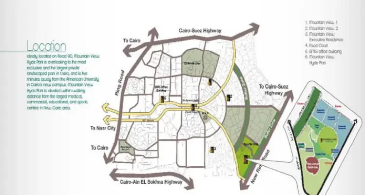 كمبوند ماونتن فيو هايد بارك التجمع الخامس