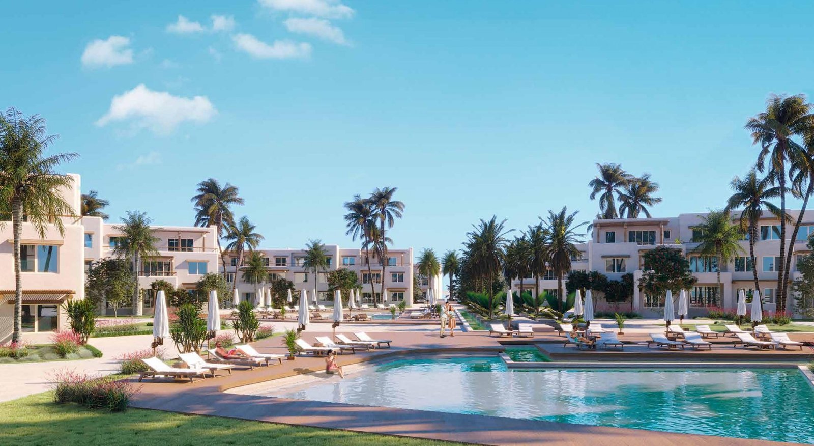 قرية هاسيندا ووترز الساحل الشمالي –  2026 Hacienda Waters Palm Hills