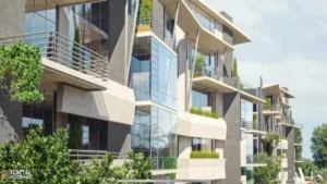 شقة سنجل للبيع في كومبوند ليفيز ويست الشيخ زايدتقسيط 9سنوات