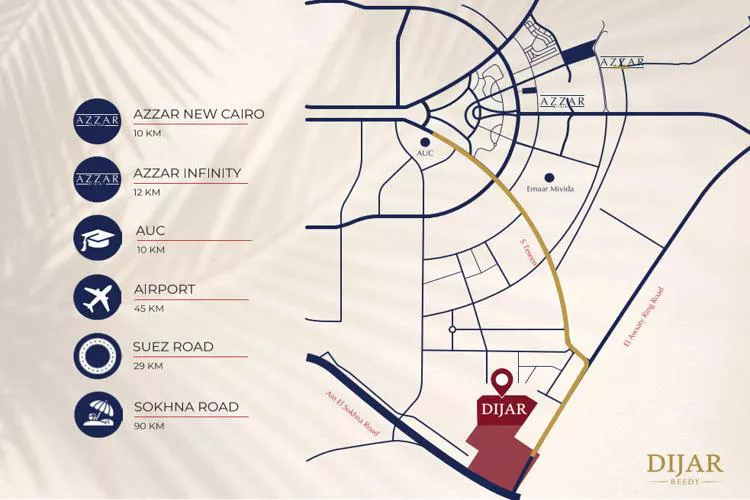 كمبوند ديجار التجمع الخامس - Dijar New Cairo 2026 1 كمبوند ديجار التجمع الخامس