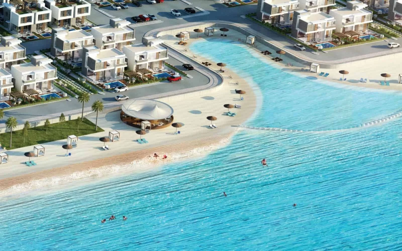 قرية هاسيندا ووترز الساحل الشمالي –  2026 Hacienda Waters Palm Hills