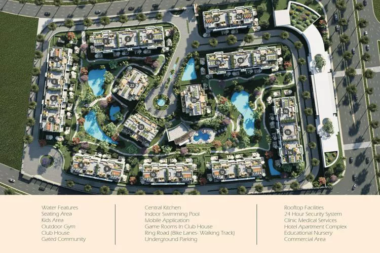 تصميم كمبوند شبابيك القاهرة الجديدة