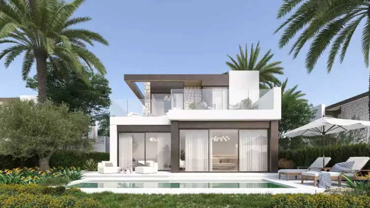 شالية للبيع في قرية سولاري الساحل الشمالي بمساحة 123.98 1 قرية سولاري الساجل