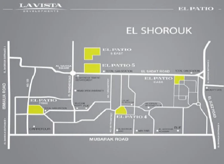 كمبوند الباتيو 5 إيست الشروق