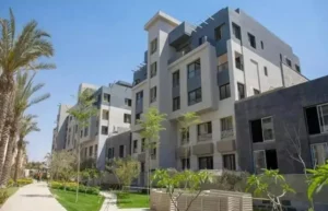 شقة بروف للبيع في كومبوند تريو جاردنز إم سكوير التجمع الخامس مقدم 5%