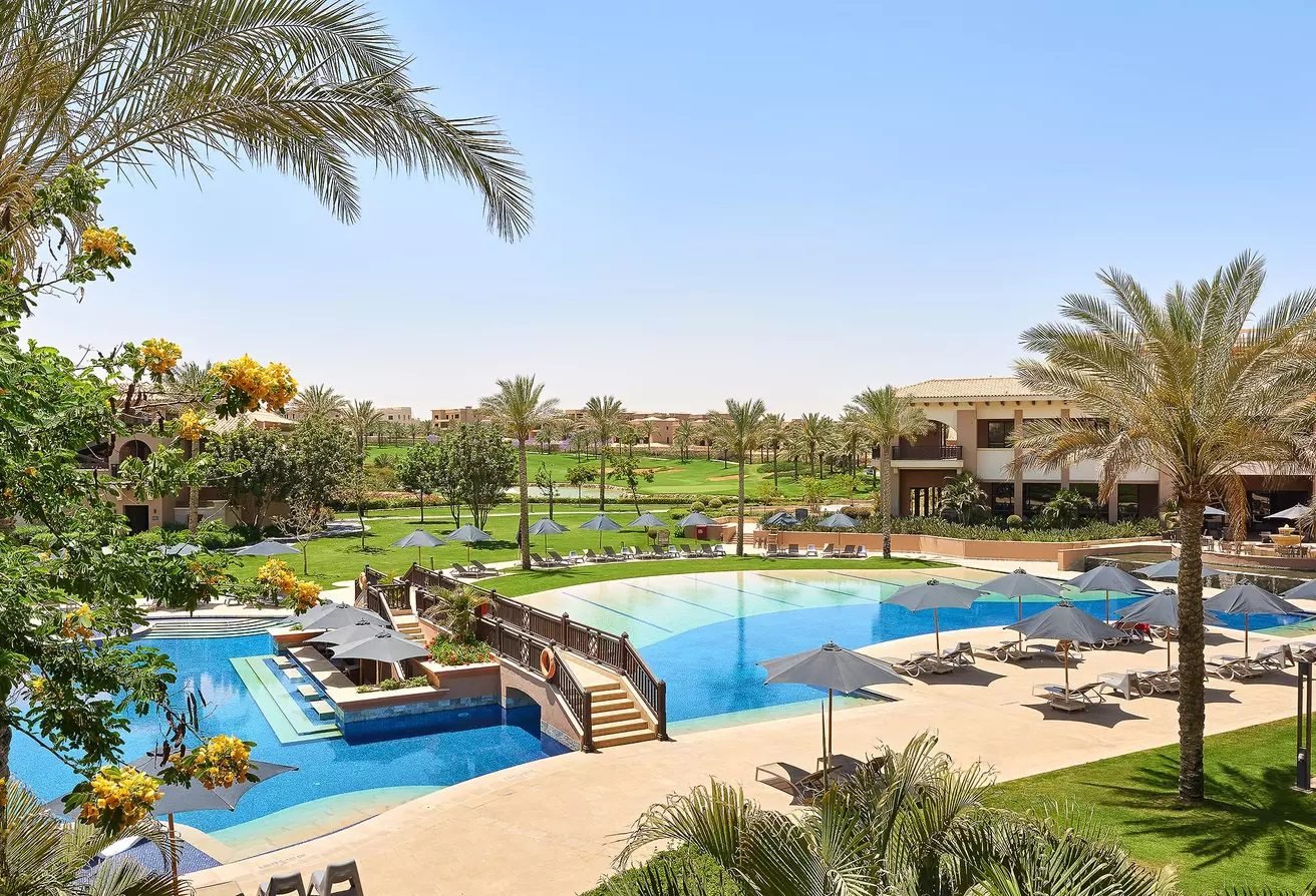 Katameya Dunes Compound Swimming pool كمبوند قطامية ديونز التجمع الخامس