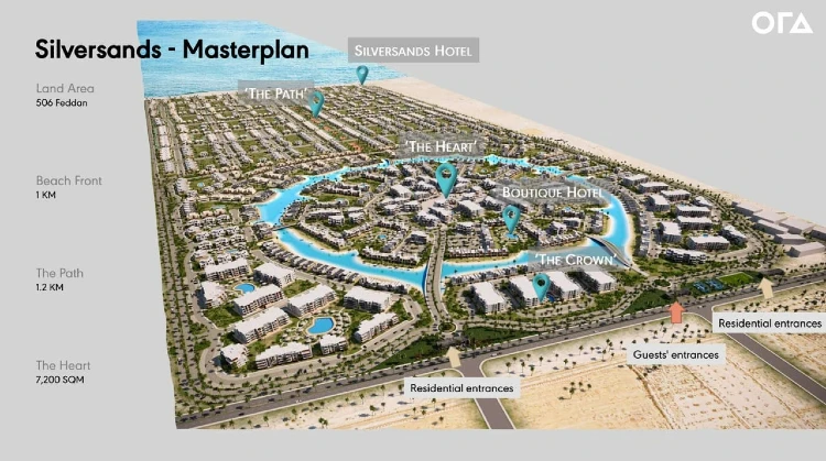 Map of Silversands North Coast Silver Sands North Coast