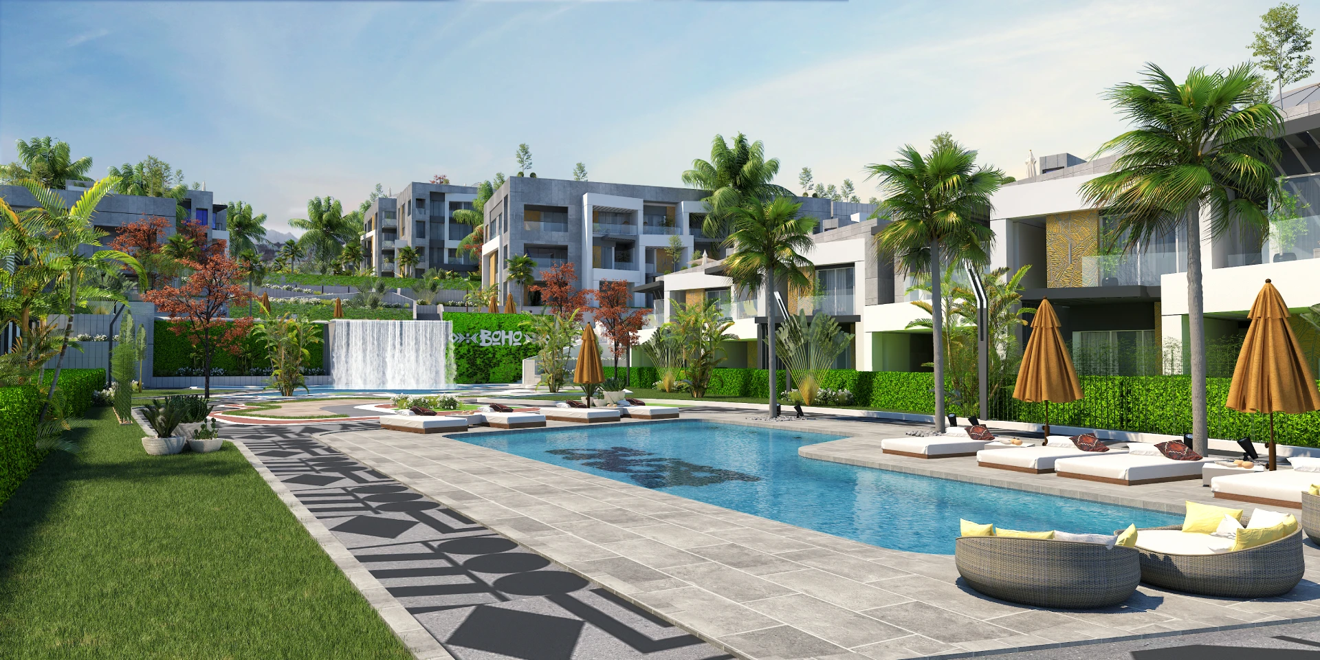 للبيع شقة دوبلكس في كمبوند بوهو العين السخنة تقسيط 7 سنوات 1 كمبوند بوهو العين السخنة