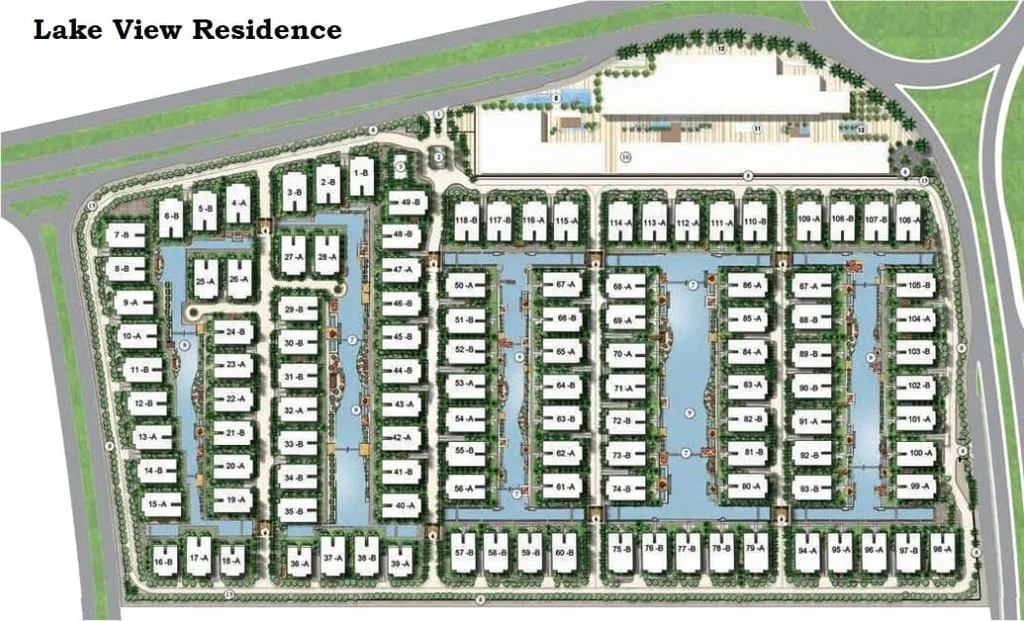 كمبوند ليك فيو ريزيدنس التجمع الخامس