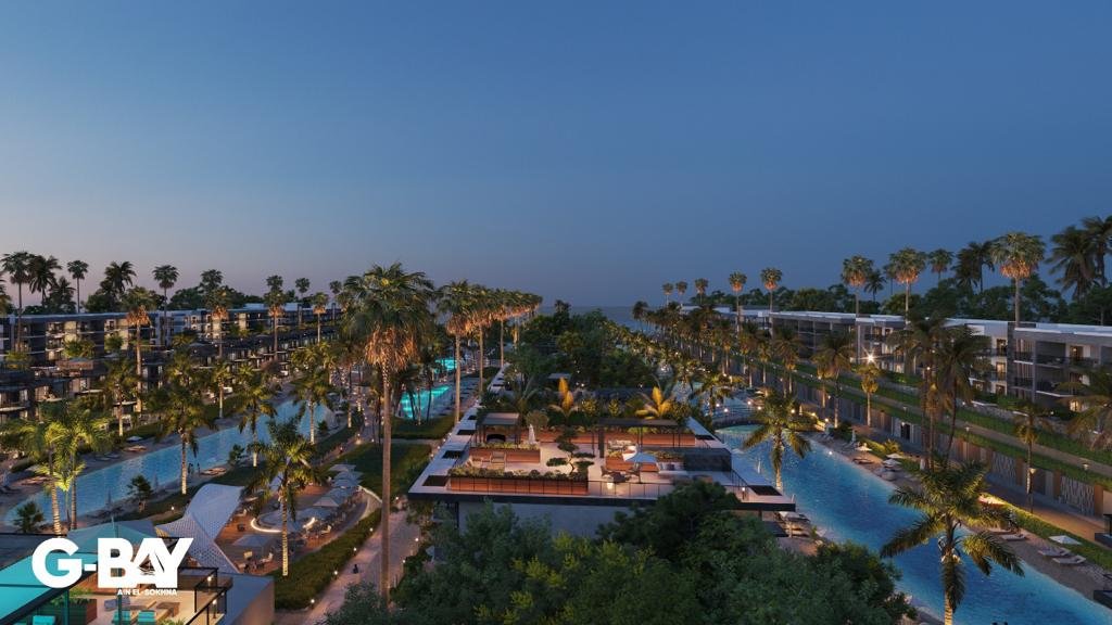 شالية للبيع في كمبوند جي باي العين السخنة باطلالة مميزة تقسيط 12 سنة 1 كمبوند جاي باي