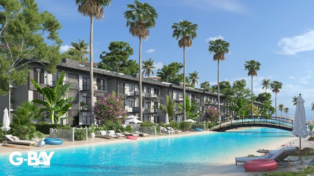 للبيع شالية في كمبوند جي باي العين السخنة تقسيط 12 سنة 1 كمبوند جي باي العين السخنة