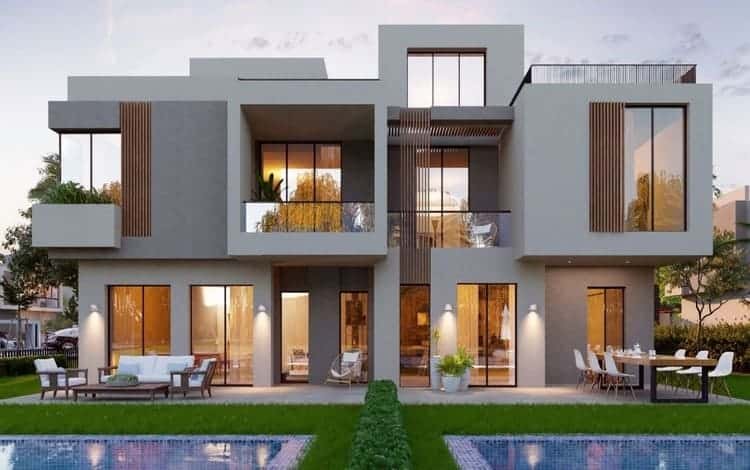 تاون هاوس 221 متر للبيع في كمبوند سوديك إيست هليوبوليس الجديدة 1 كمبوند سوديك إيست
