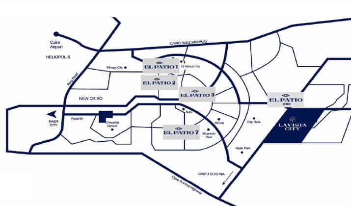 Location of La Vista New Capital Compound La Vista City New Capital Compound