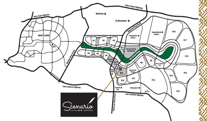 Scenario New Capital Compound-2026 3 Location of Scenario New Capital Compound Scenario New Capital Compound