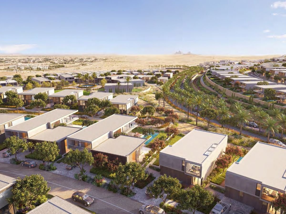 فيلا للبيع في كمبوند سوان ليك ويست 6 اكتوبر حسن علام مقدم 5% 1 كمبوند سوان ليك ويست 6 اكتوبر