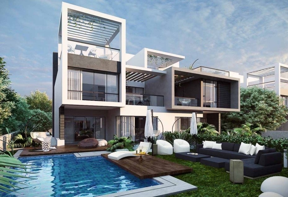 كمبوند فيفث سكوير التجمع الخامس - Fifth Square New Cairo 2026 3 fifth square twin house كمبوند فيفث سكوير التجمع الخامس