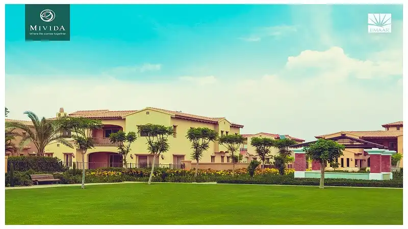 توين هاوس 330 متر للبيع في كمبوند ميفيدا جاردنز من شركه اعمار 1 كمبوند ميفيدا التجمع الخامس