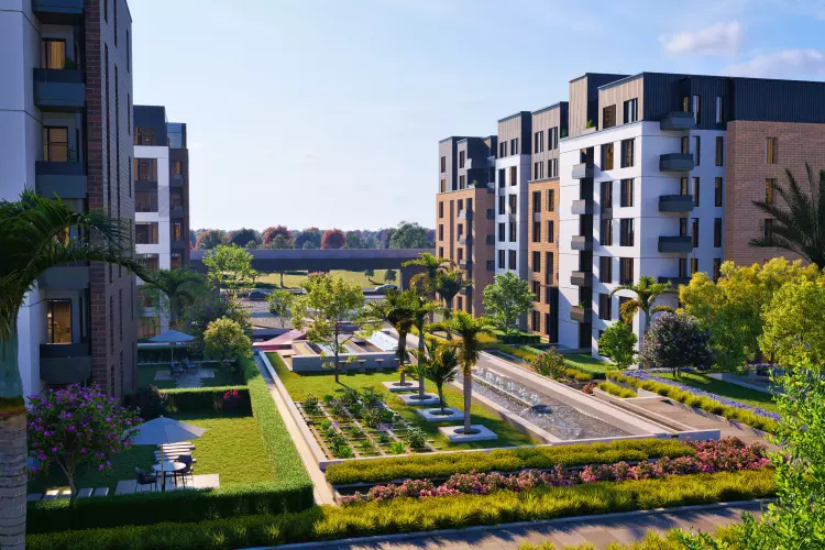 إطلالة وحدات جارنيت جدير القاهرة الجديدة Garnet Residence