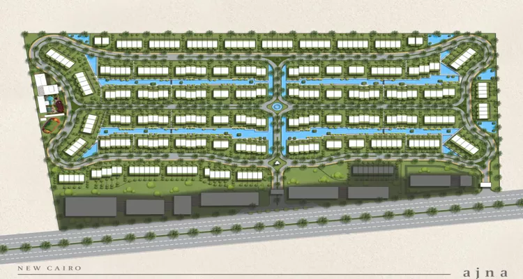 تصميم كمبوند ايست فيل القاهرة الجديدة 1 EastVille New Cairo