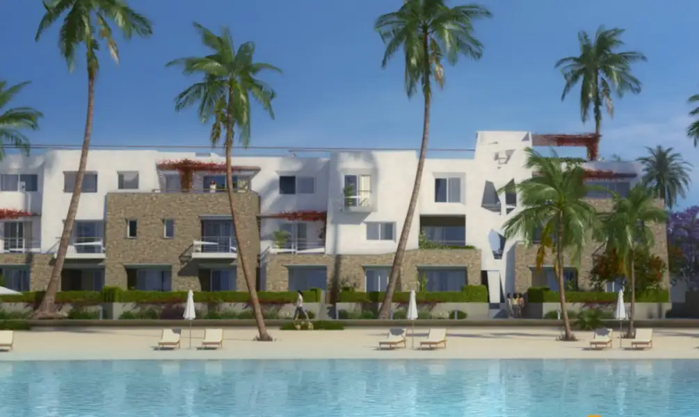 شالية للبيع في منتجع سوان ليك الجونة بالغردقة بمقدم 15% 1 منتجع سوان ليك