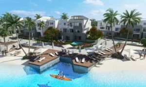 شالية للبيع في منتجع سوان ليك الجونة بالغردقة بمقدم 15%