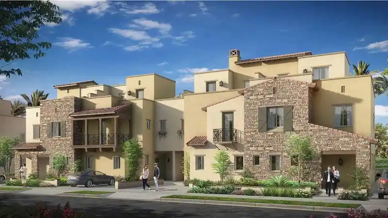 شقة مطلة علي حمام سباحة للبيع في كمبوند ميفيدا جاردنز تقسيط 7 سنوات 1 كمبوند ميفيدا التجمع الخامس