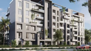 شقة للبيع في نوشن القاهرة الجديدة بمساحة 66م² ومقدم 291,850 ج.م