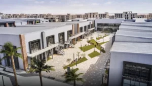 مكتب للبيع في كامباس ديستريكت 5 جنوب القاهرة الجديدة بمساحة 118م² ومقدم 3,030,100 ج.م