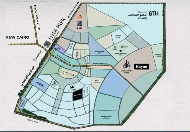 أسعار كمبوند ماونتن فيو جراند فاليز العاصمة الإدارية الجديدة: دليل شامل 2026 3 موقع ماونتن فيو جراند فالي