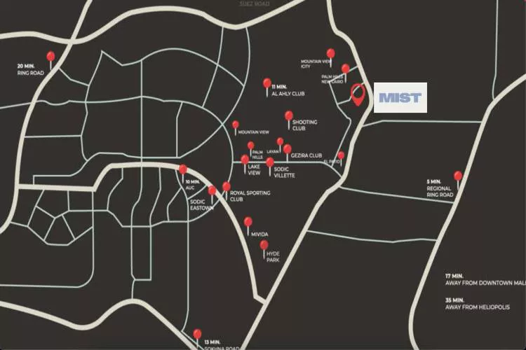 كمبوند ميست التجمع الخامس 2026 - Mist Compound new cairo 2 كمبوند ميست التجمع الخامس