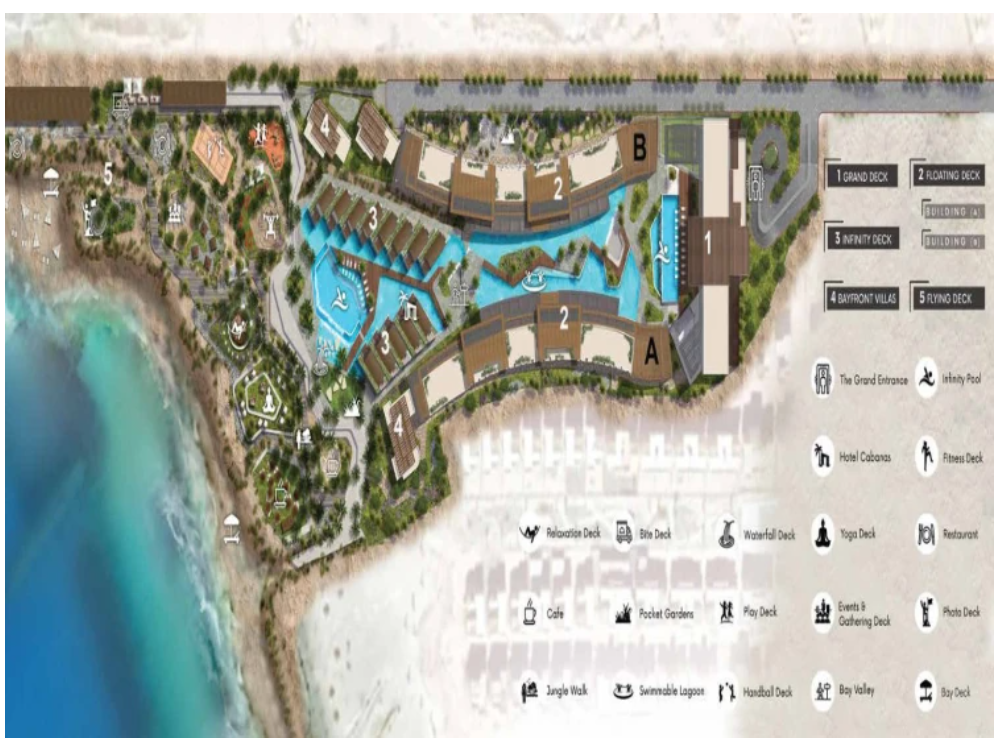 قرية باي سايد راس سدر بالبحر الاحمر من شركة العتال جروب  -BaySide Ras Sudr
