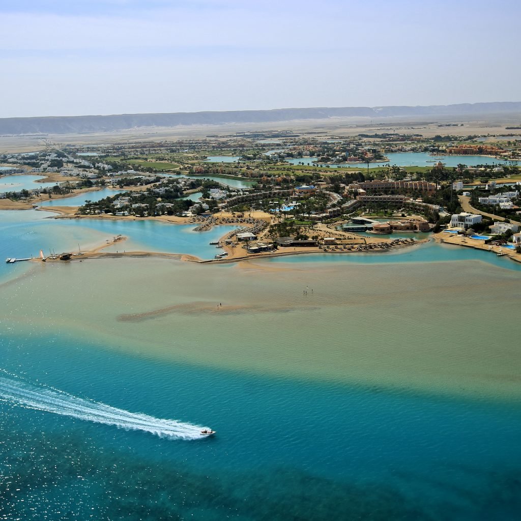 Best Compounds in Gouna 2025 5 El Gouna aerial view Red Sea coast 1024x1024 1 Best Compounds in Gouna,Egypt