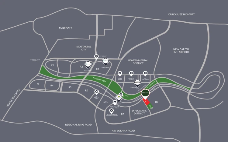 كمبوند ديبلو إيست العاصمة الإدارية