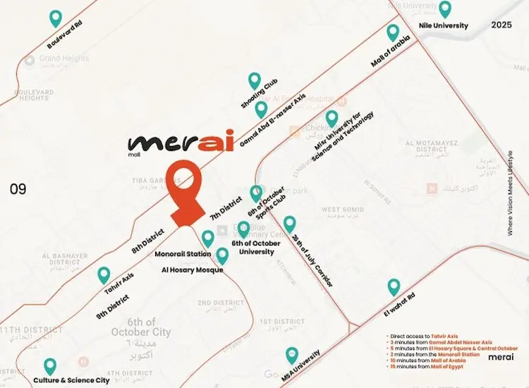 مشروع ميراي 6 أكتوبر – Mirai Branded Residence 6 October