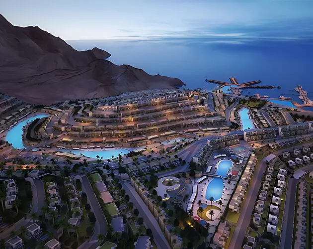 قرية المونت جلالة مارينا تاورز المونت جلالة