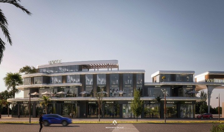 Prices and spaces of White Walk مول وايت ووك القاهرة الجديدة