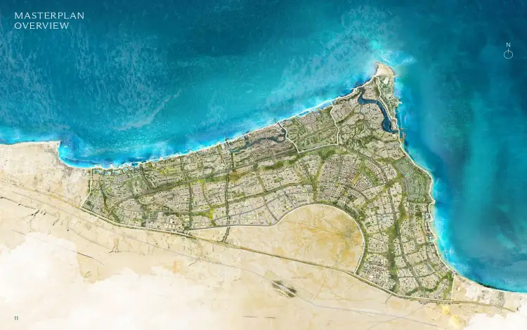 the master plan of modon north coast Modon Ras El Hekma